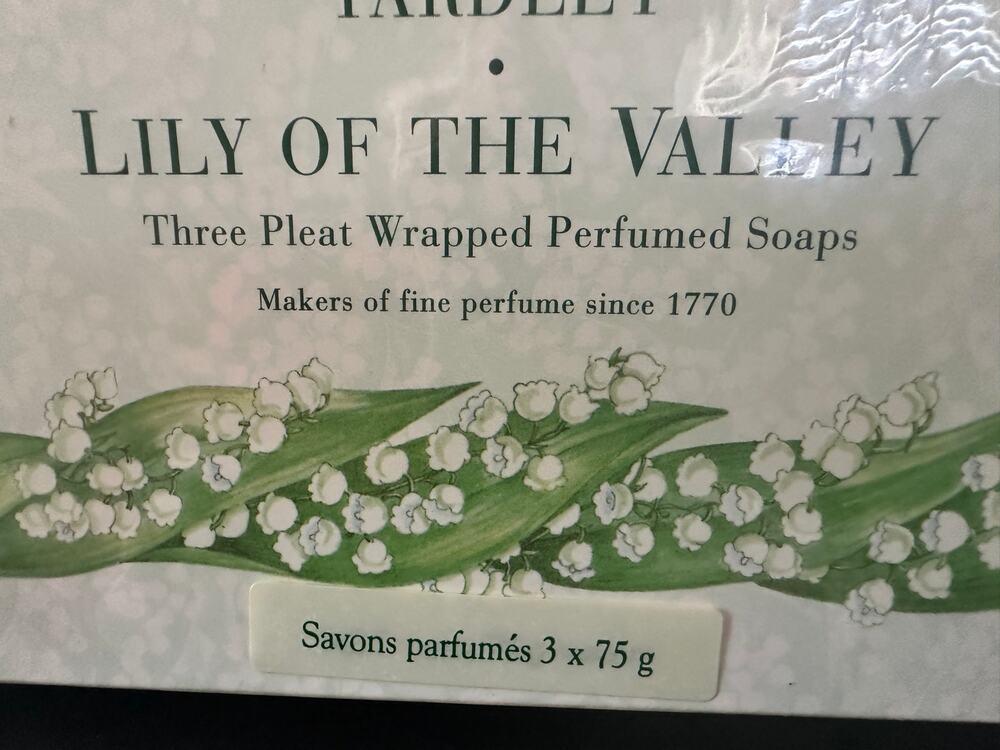 NOS 1991 Yardley Lily of the Valley 3 bars Sealed